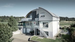 Алюминиевая кровля Система PREFALZ 02 Антрацит P.10 RAL 7016 Prefa