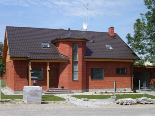 Кирпич облицовочный керамический пустотелый Terca Red гладкий, 250*85*65 мм