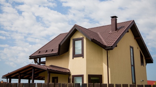 Металлочерепица Kamea Velur 20 RAL 6020 хромовая зелень