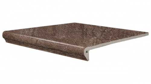 Клинкерная ступень фронтальная Bremen Dunkelbraun SDS 310x320x25/10 мм